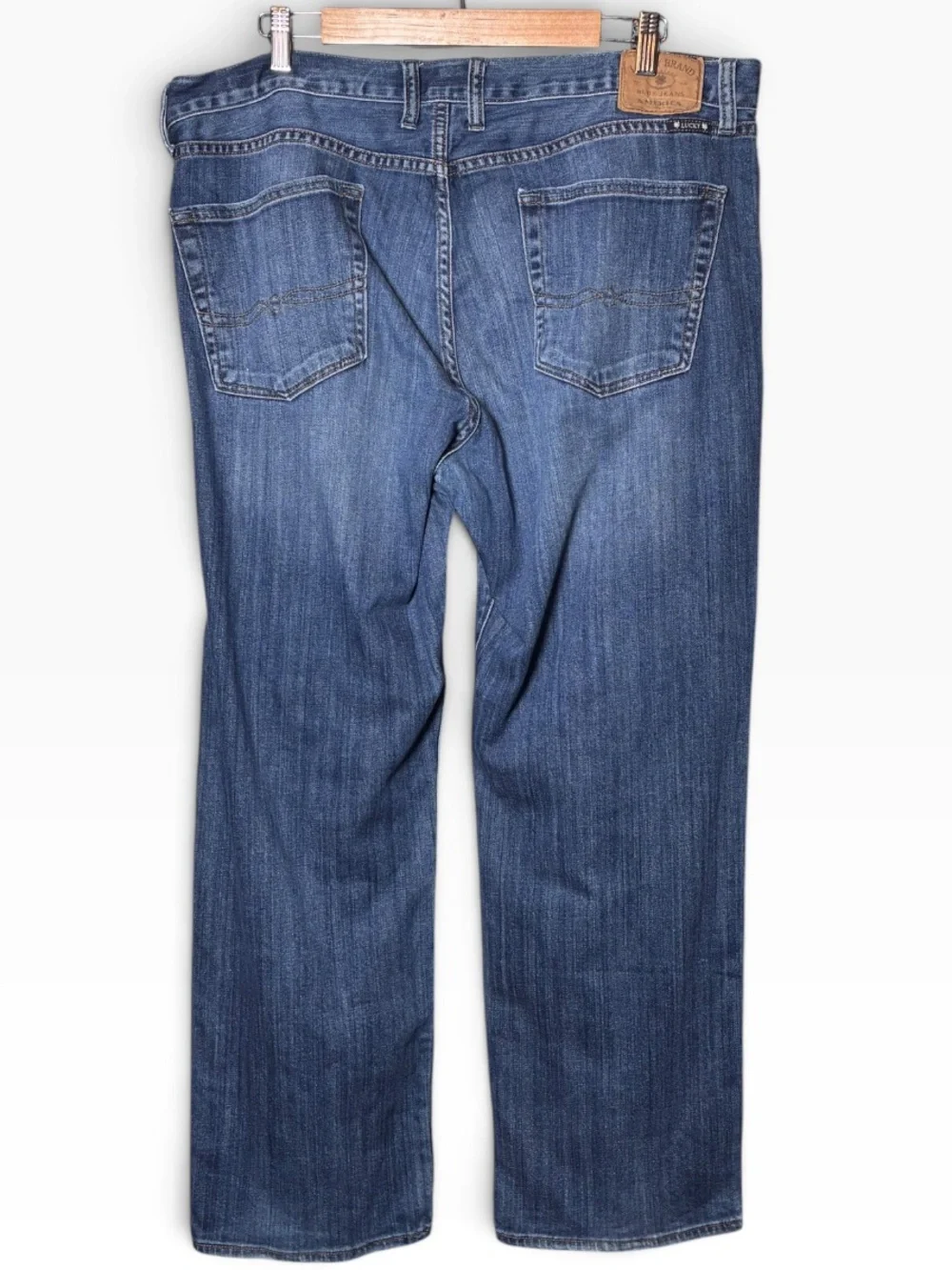 Lucky Brand 361 Vintage Straight Leg Jeans Blue Denim Size 38 x 30